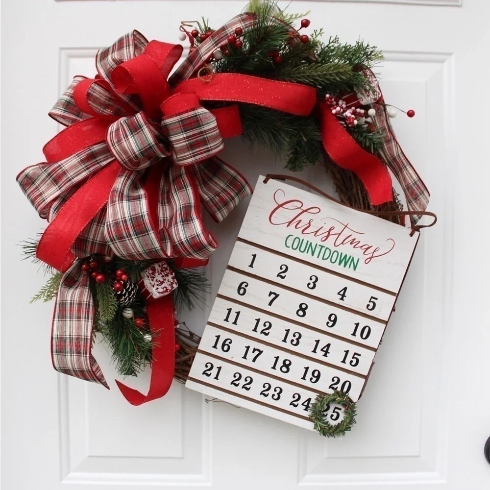Christmas Advent Calendar Welcome Wreath